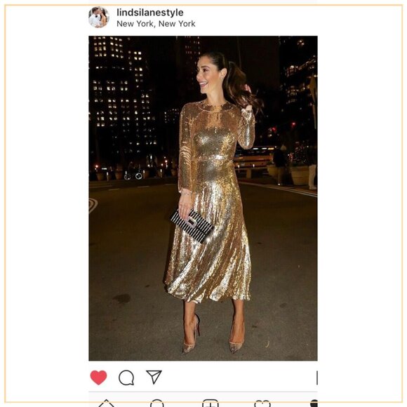 NWT $3035.00 Temperley London Ray Runway Sequin Dress - Picture 3 of 15